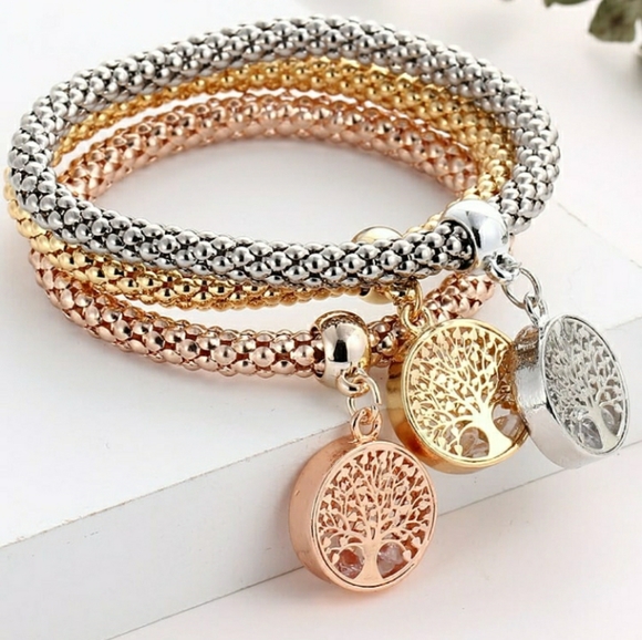 Jewelry - ONE LEFT!!  Tree Of Life Bracelet Set